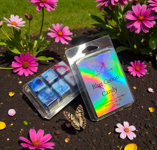 Blue Cotton Candy Wax Melt