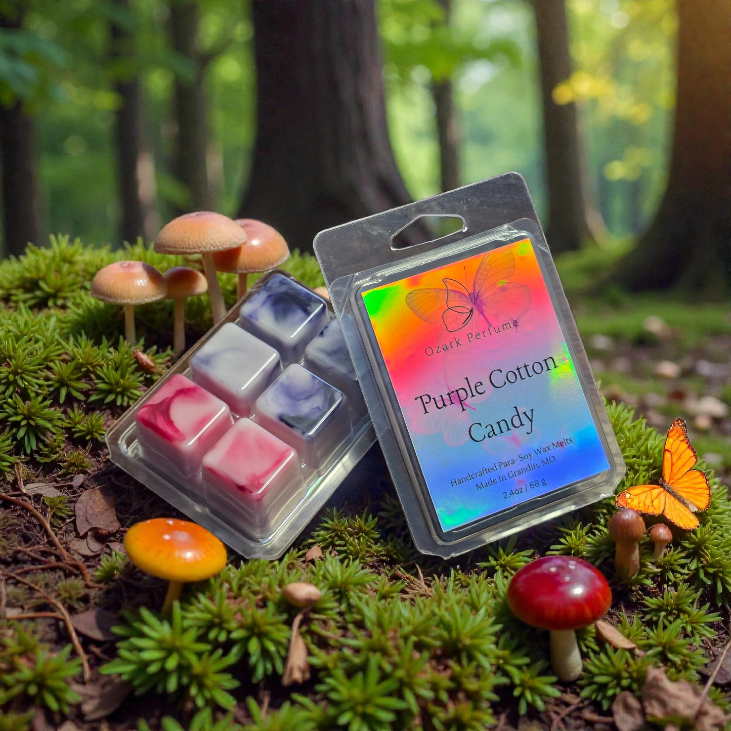 Purple Cotton Candy Wax Melt