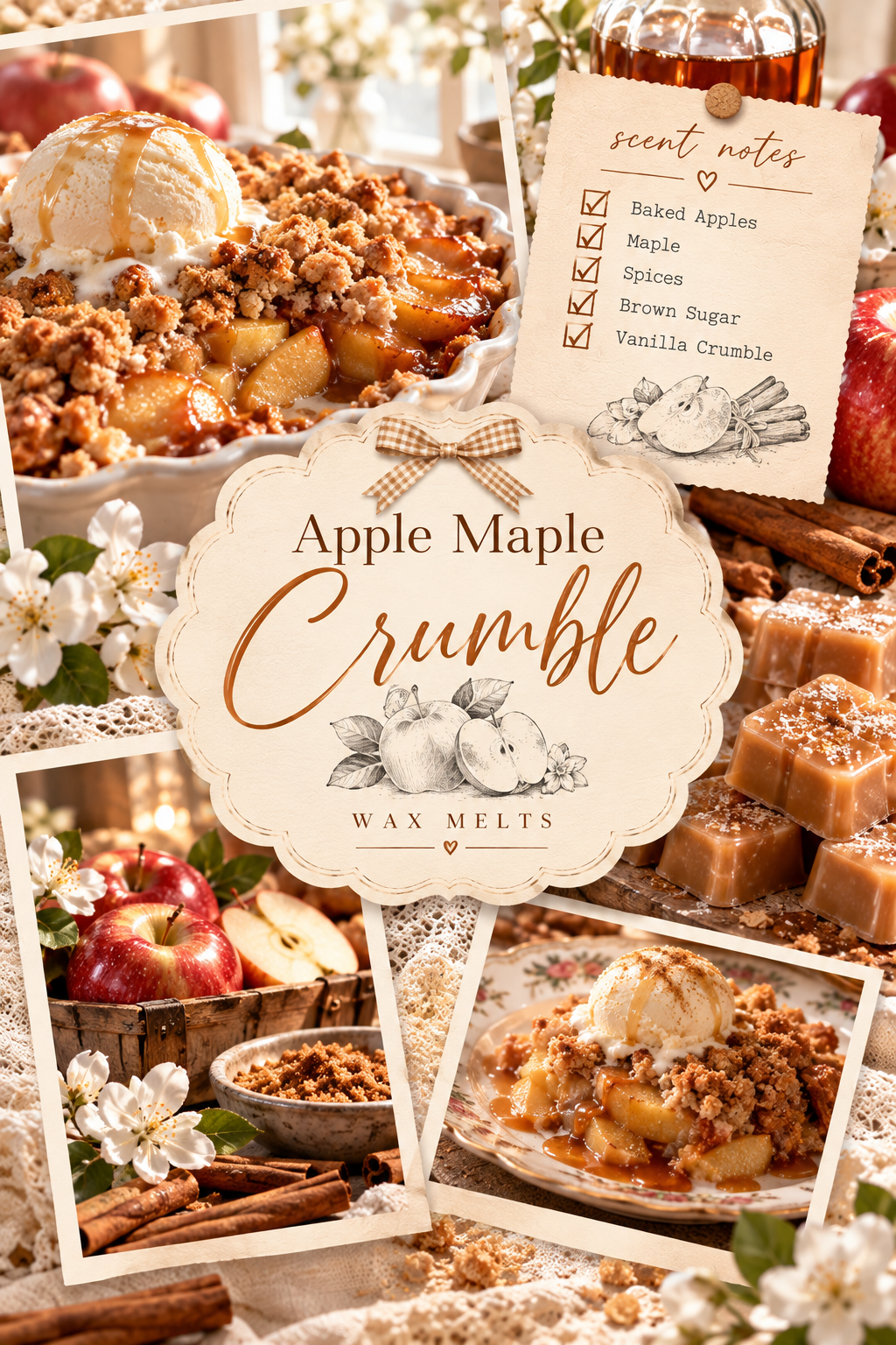 Apple Maple Crumble Wax Melt