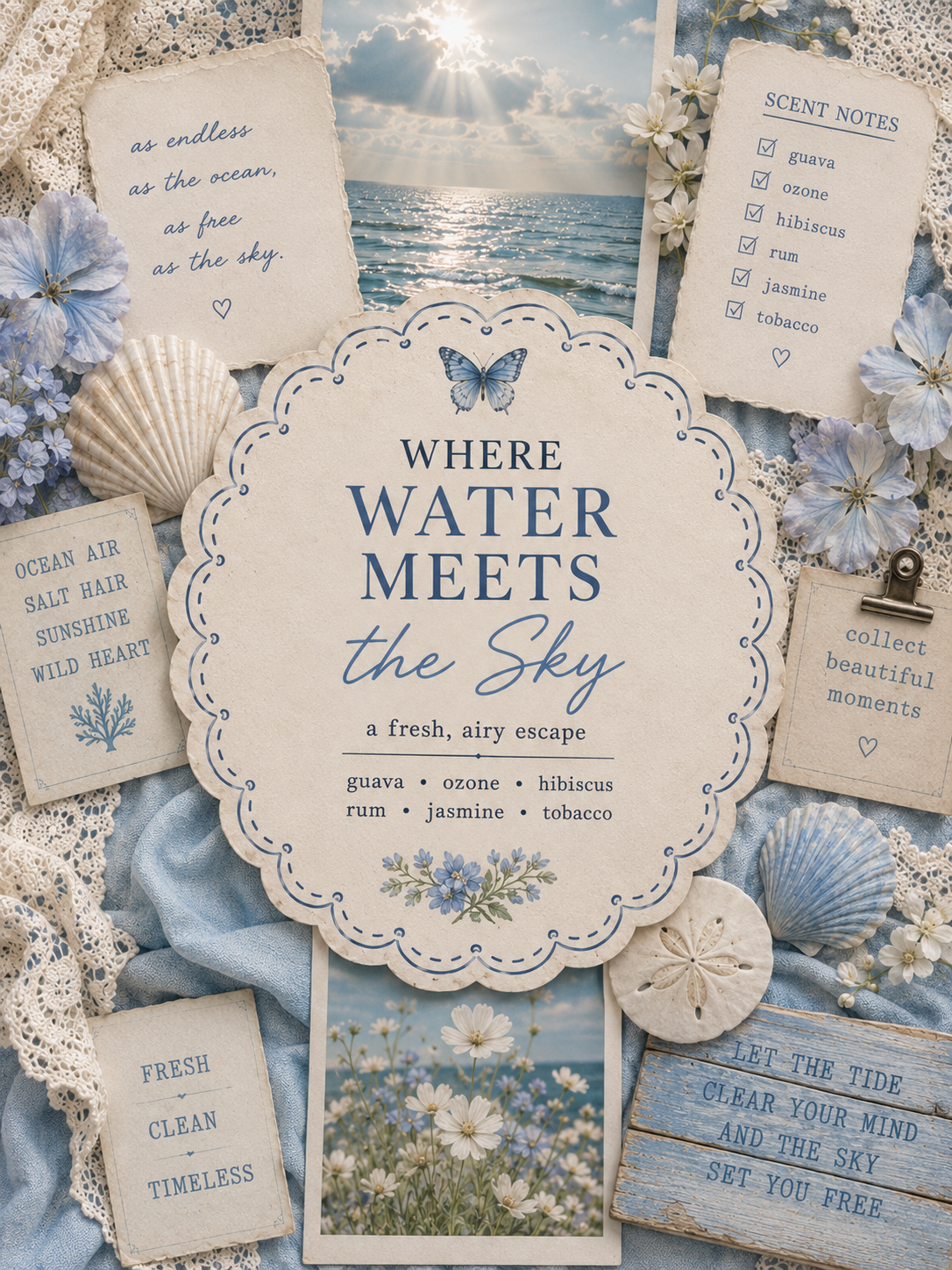 Where water meets the sky Perfume
